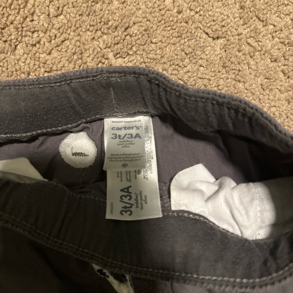 3T Boys Joggers Green & Gray